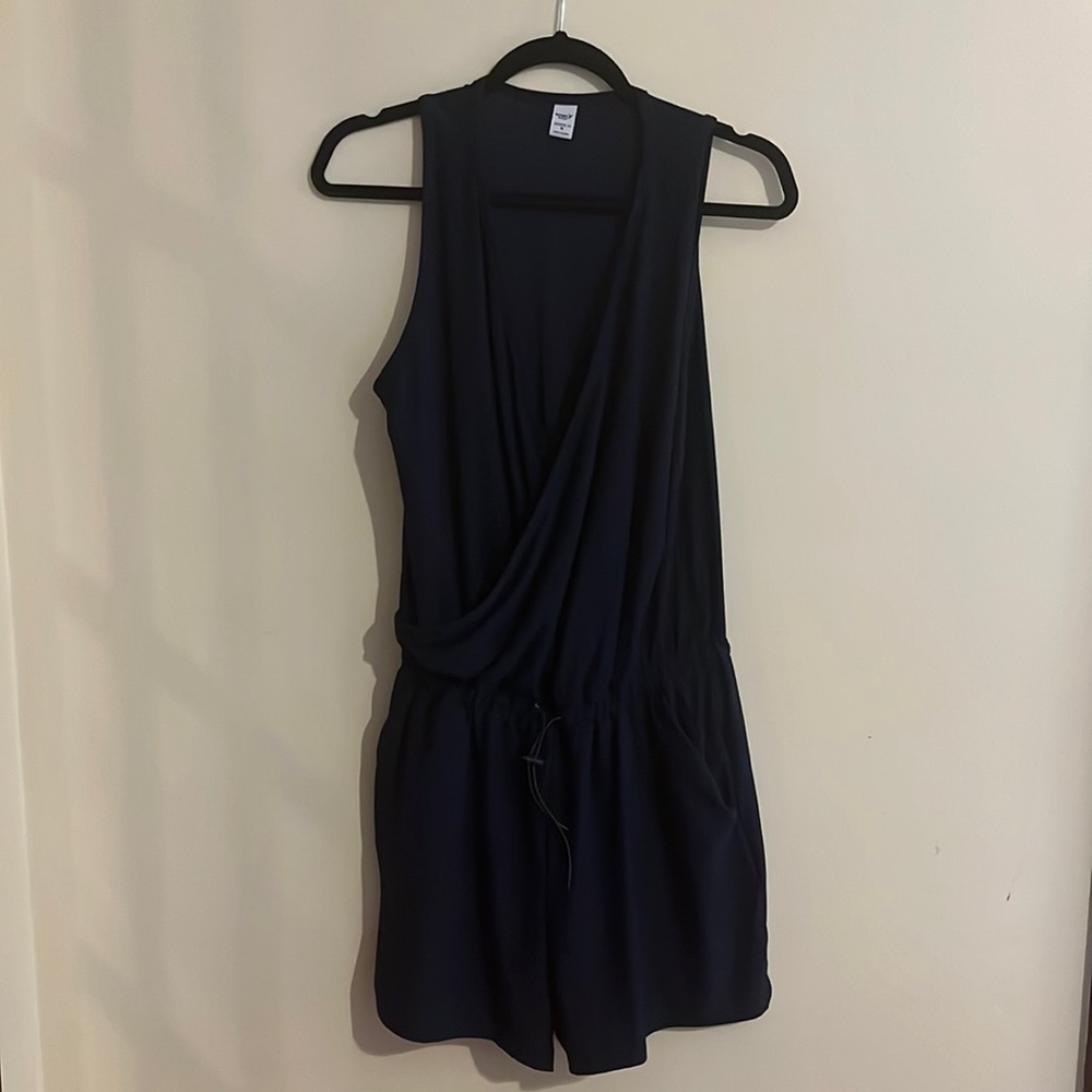 Old Navy Athletic Wrap front Romper
